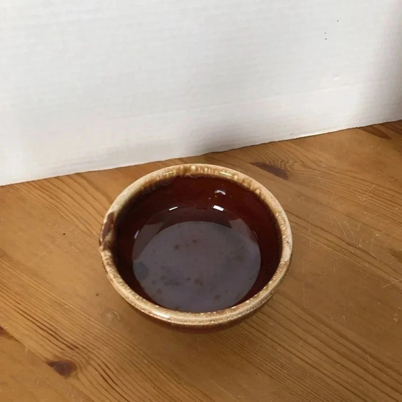 Vintage USA 5” Drip  Glaze Bowl - Picture 2 of 7